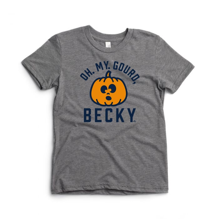 Baseball OMG Becky Look at That Bunt..Funny Heather Grey Unisex Tri