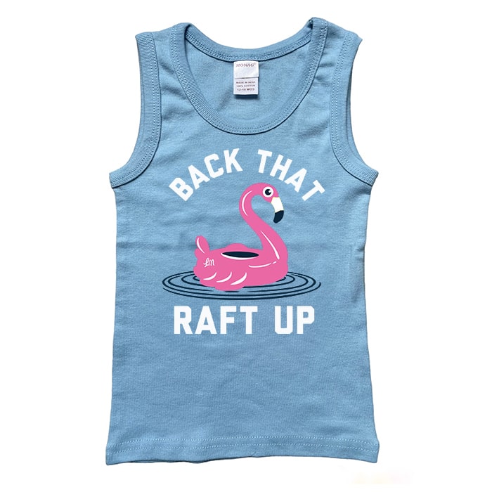 Back that raft up kids tank top - Ledger Nash Co