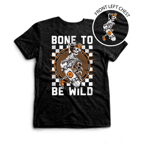 Bone to be Wild Kids Halloween Tee - Ledger Nash Co