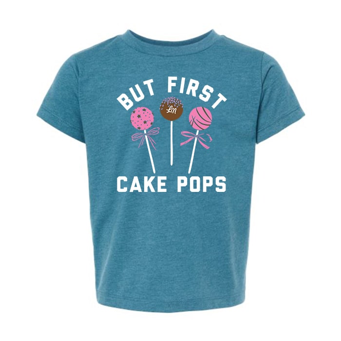 But first cake pops kids tee - Ledger Nash Co