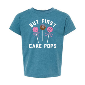 But first cake pops kids tee - Ledger Nash Co