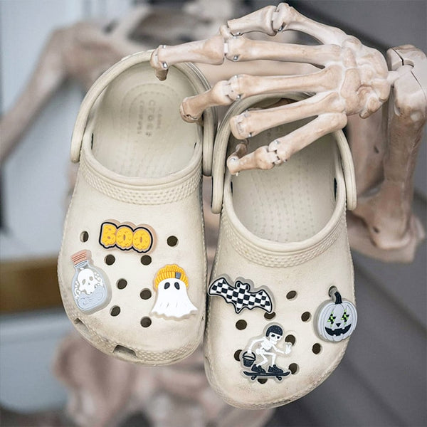 Check or Treat Glow in the Dark Halloween Charms for Crocs