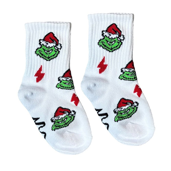 Kids The Grinch Socks - Ledger Nash Co