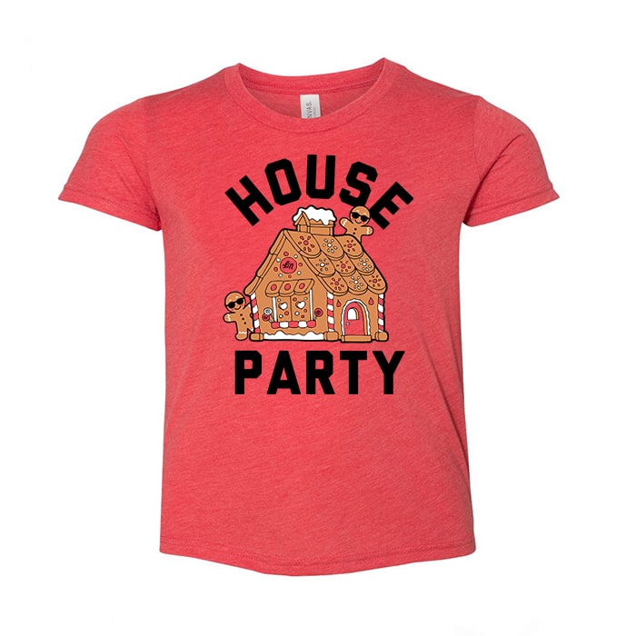 House Party Gingerbread Christmas Tee 