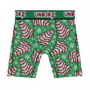 Kids Boxer Briefs - Sweet Christmas Tree Cakes