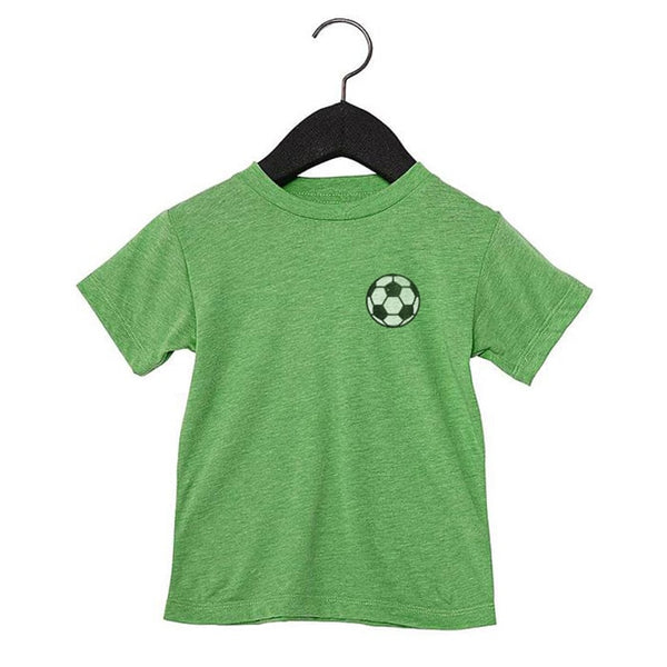 Let's Kick Some Grass Kids Soccer Tee - Front - Ledger Nash Co