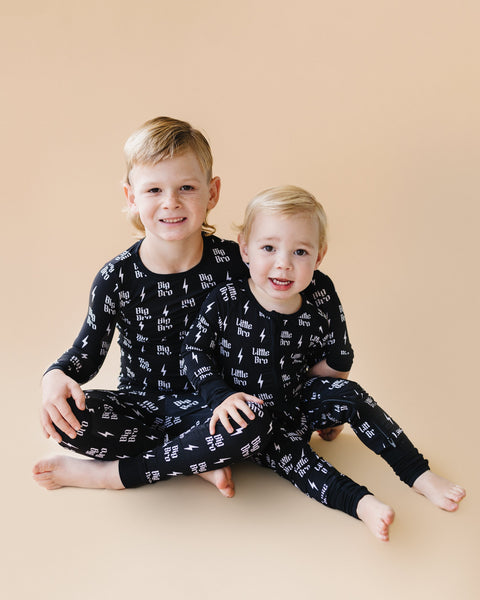 Bamboo Zip Romper | Little Bro