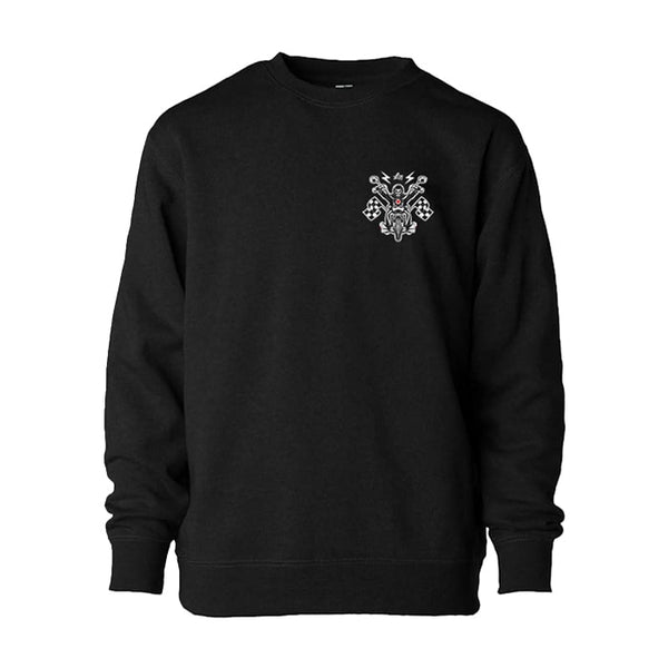 Mama's Ride or Die Crewneck Sweatshirt for Kids - Front View - Ledger Nash Co