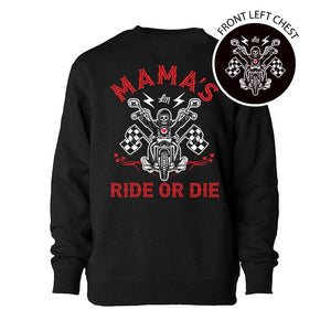 Mama's Ride or Die Crewneck Sweatshirt for Kids - Ledger Nash Co