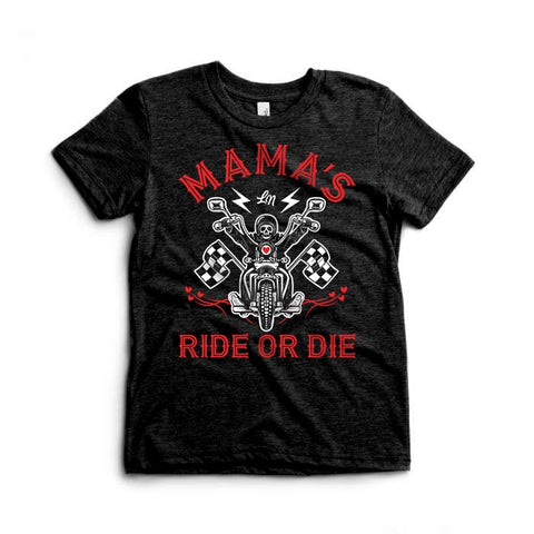 Mama's Ride or Die Kids Tee - Ledger Nash Co