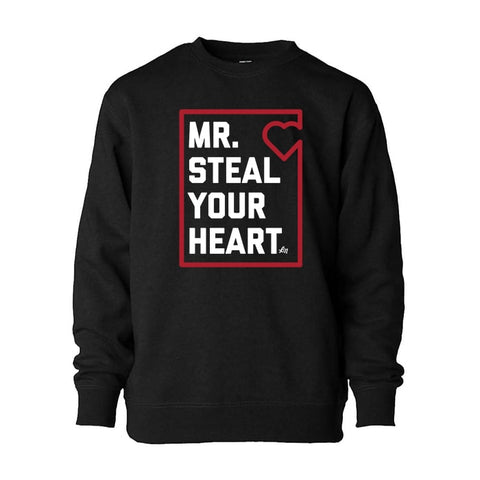 Mr. Steal Your Heart Kids Crewneck Sweatshirt - Ledger Nash Co