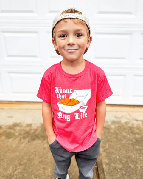 Nug Life Chicken Nugget Kids Tee - Model 2 - Ledger Nash Co