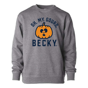 Oh My Gourd Becky - Halloween Kids Pullover Sweatshirt