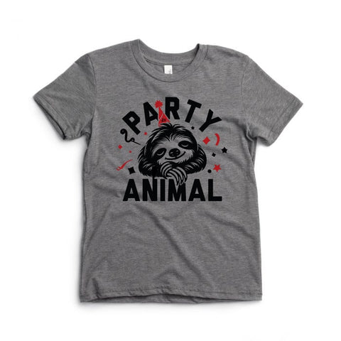 Party Animals Kids Tee - Sloth T-Shirt