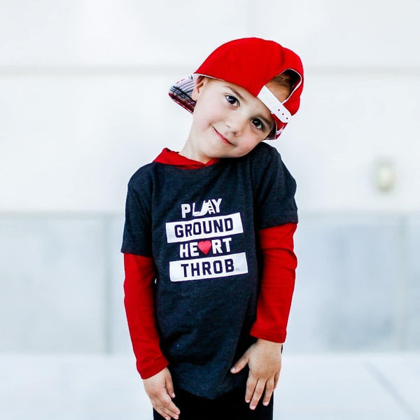 Playground Heart Throb Kids Tee - Model1 - Ledger Nash Co