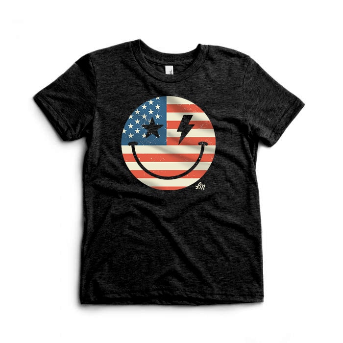 Smile for America Kids Tee - Ledger Nash Co