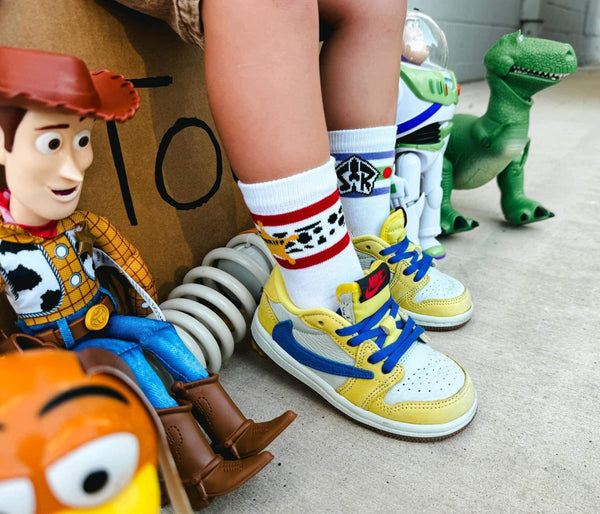 Space Cowboy Toy Story Inspired Kids Socks - Model2 -Ledger Nash Co