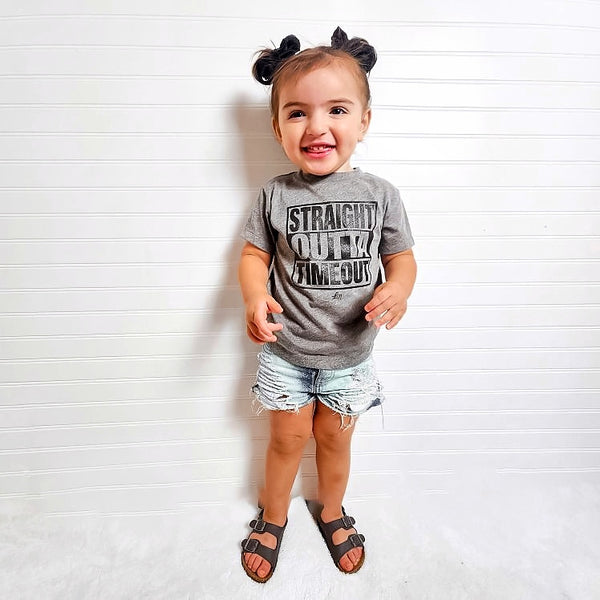 Straight Outta Timeout Kids Tee - Model 2 - Ledger Nash Co