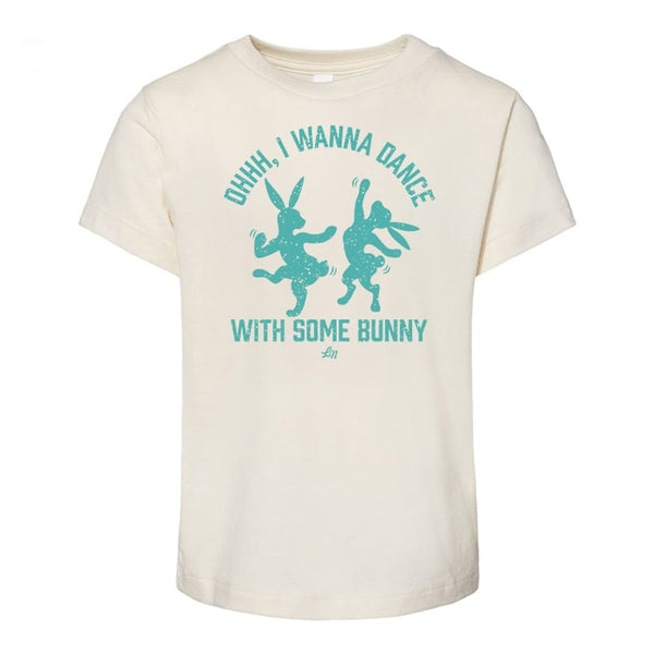 I Wanna Dance With Some Bunny Kids Tee - Natural - Ledger Nash Co