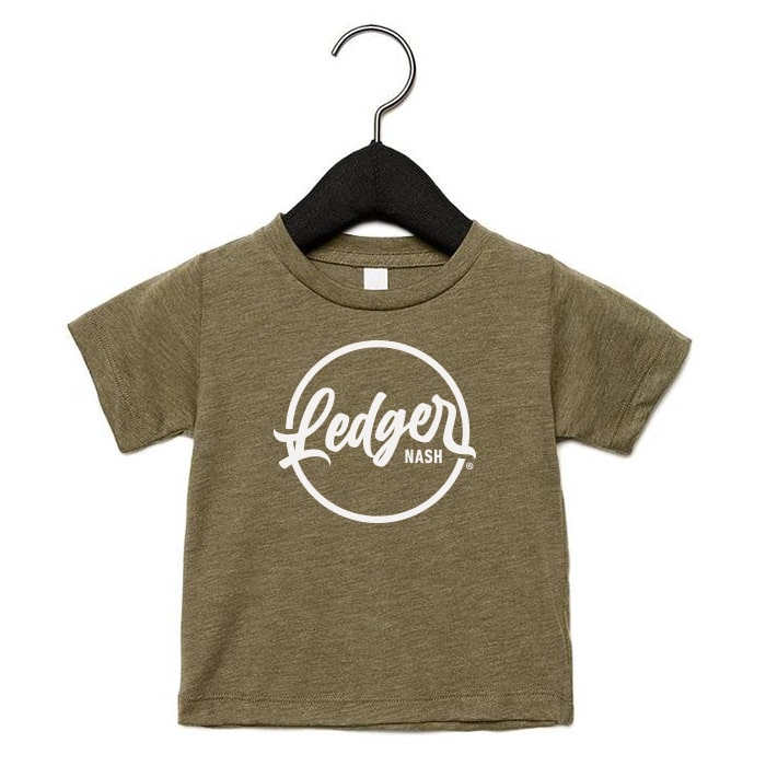 Ledger Nash Logo Tee - Reps - Olive Green