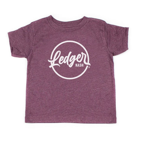 Ledger Nash Logo Tee - Rep - Maroon